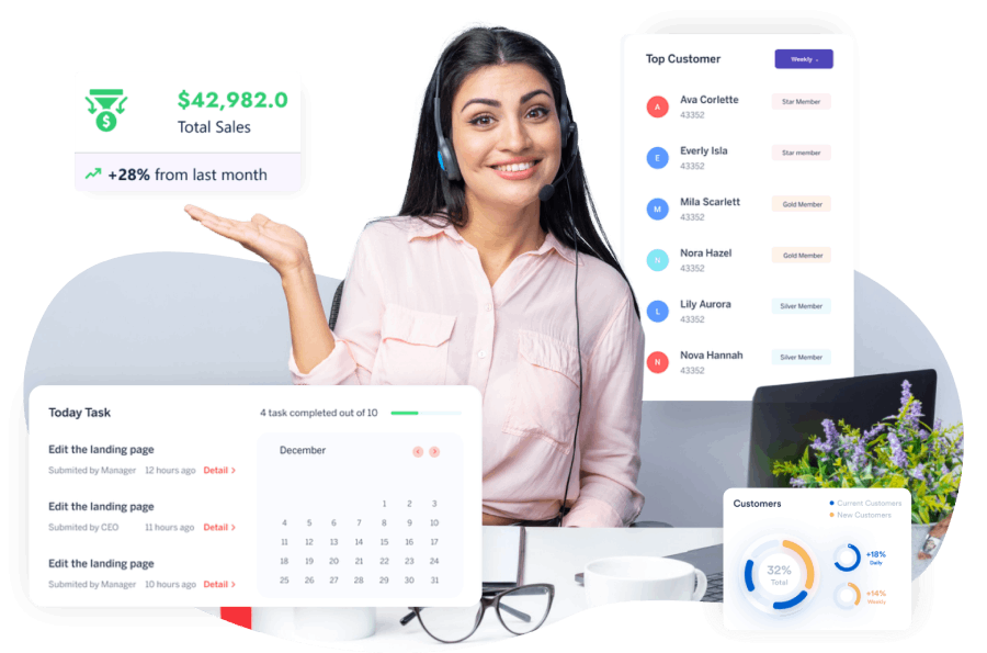 Home CRM tab image mordern