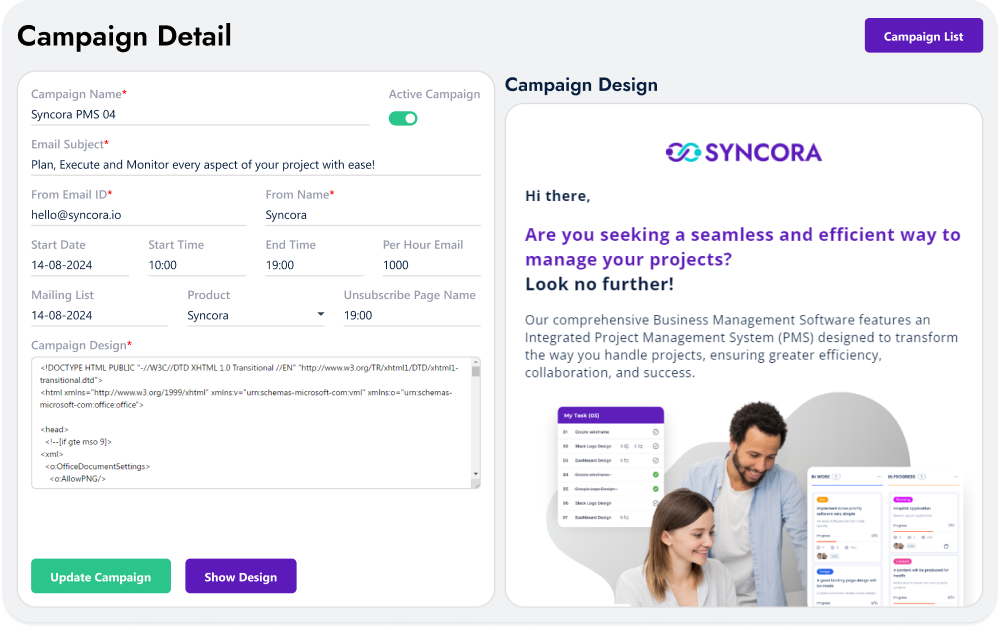 crm page Content Management image
