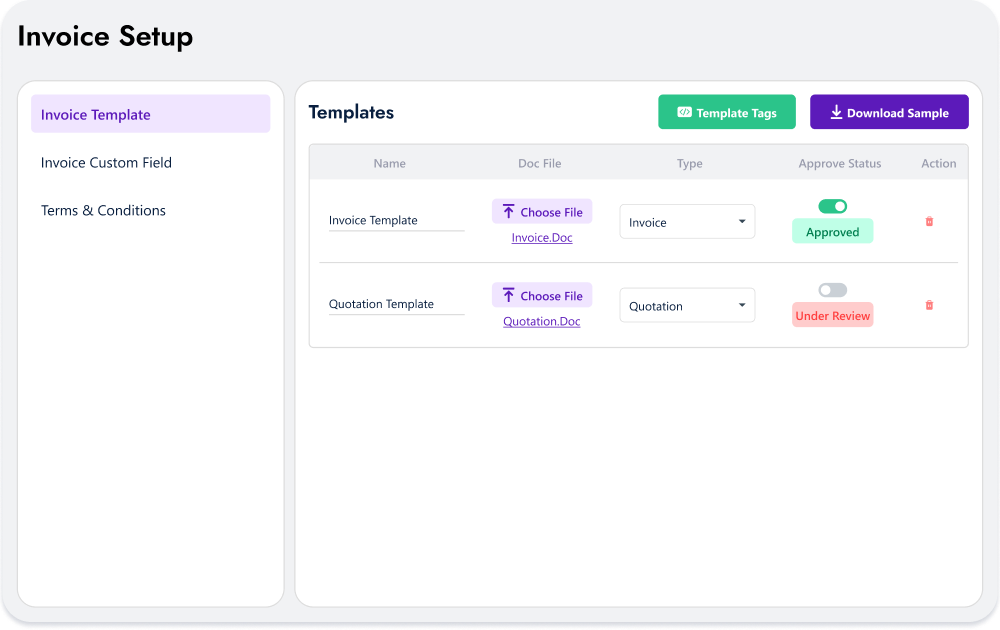 fianance page Customisable Templates image